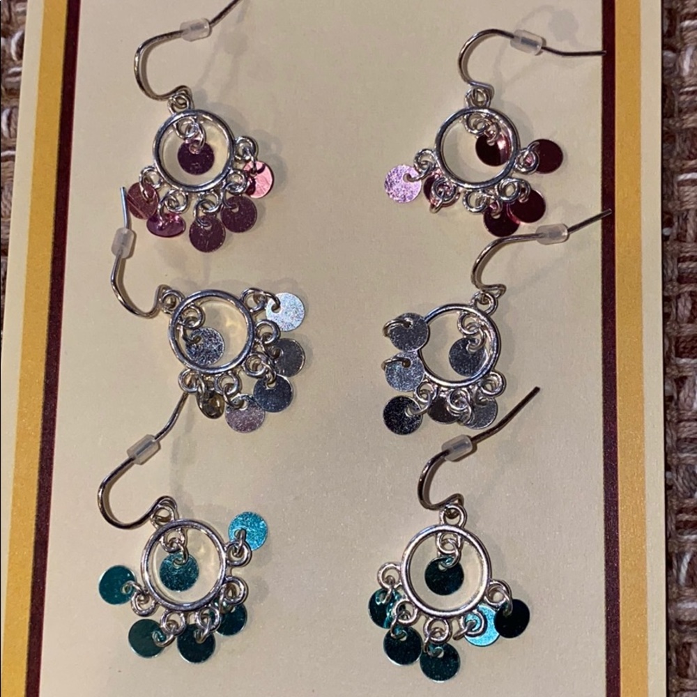 Set of 3 earrings